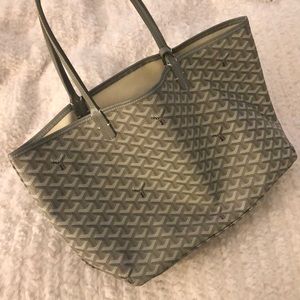 Grey canvas bag